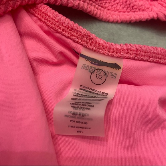 New! Good American always fits monokini hot neon pink nwot 24510 - Picture 9 of 11